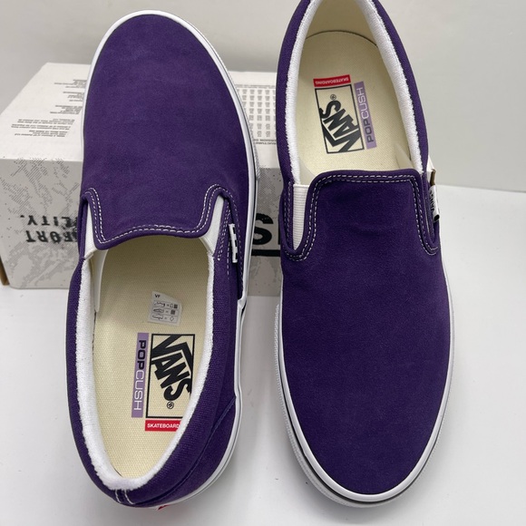 Vans Men’s Classic Purple Skate Slip-On
Purple/Black
VN0A2Z31PCA Sneakers - Picture 12 of 16